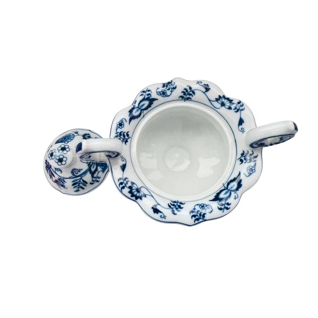 Vintage Blue Danube Mayonnaise & Lid