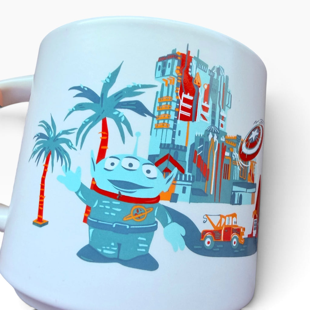 Disney California Adventure Starbucks Discovery Series Attraction Rides Mug