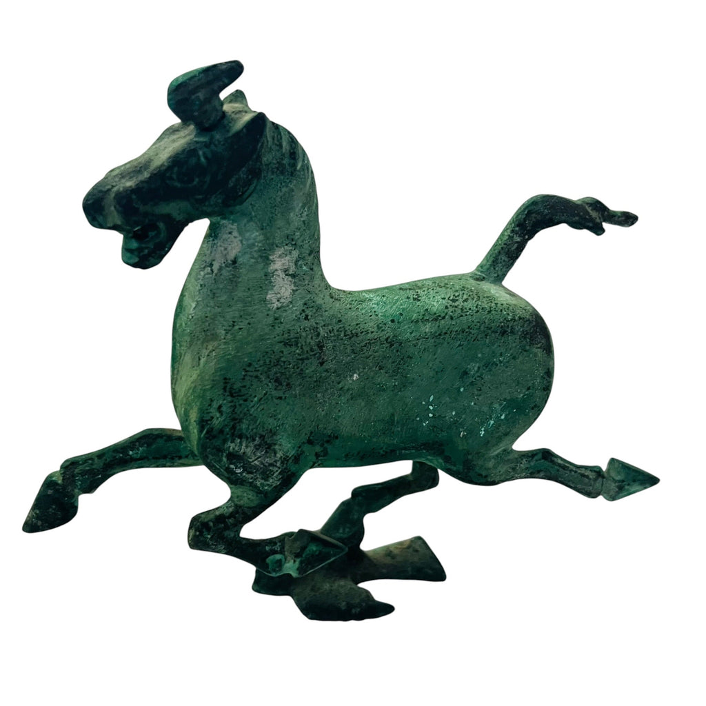 Vintage Heavy Reproduction Of The” Flying Horse Of Gansu” Statue