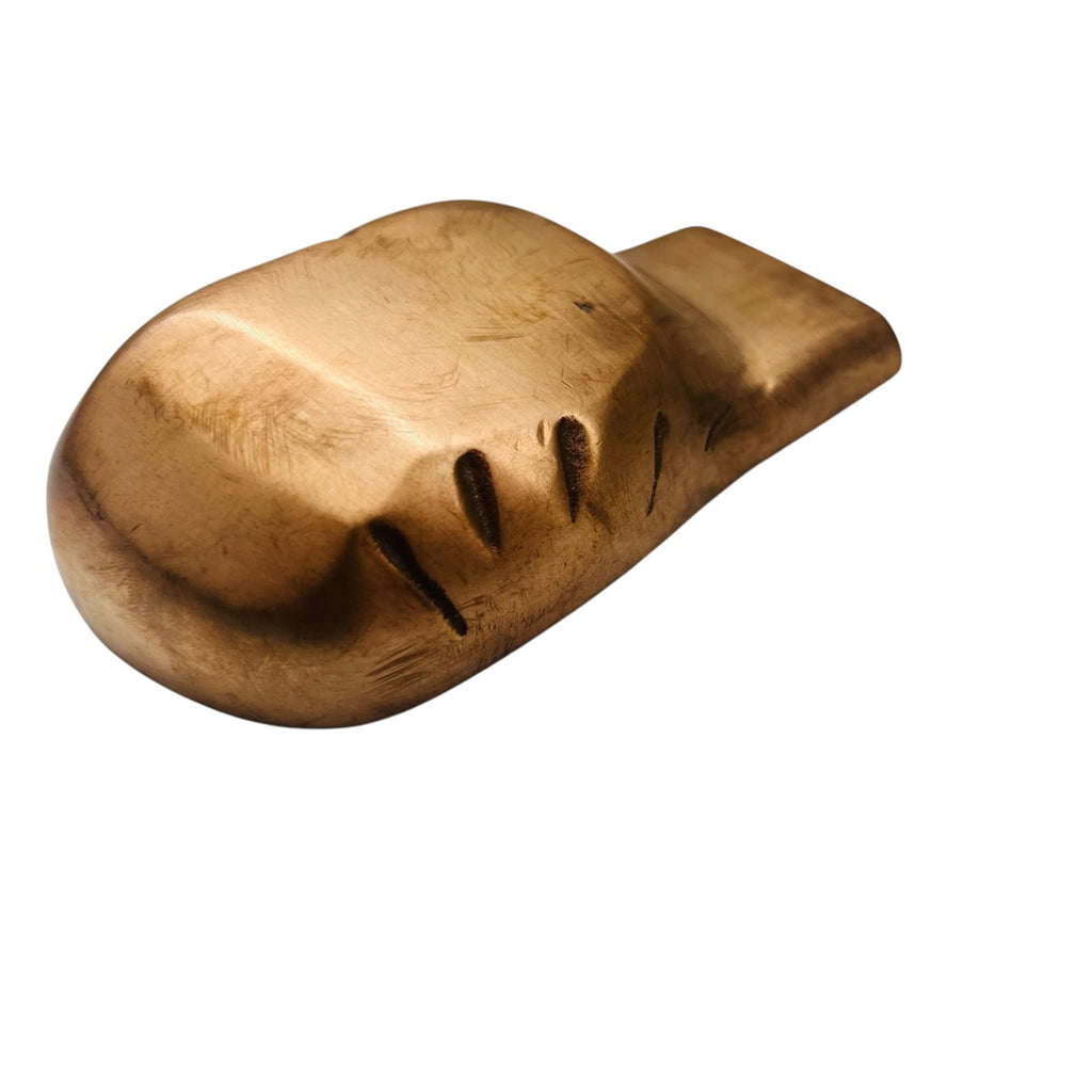 Vintage Bronze Boxing Glove Desk Display Paperweight Office Art