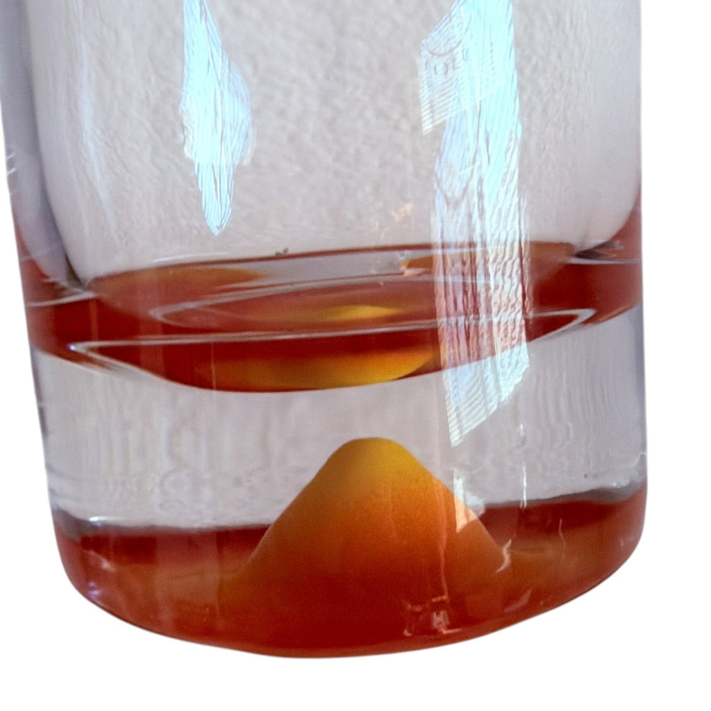 Vintage Luminarc Etna Orangeade Lava Glasses