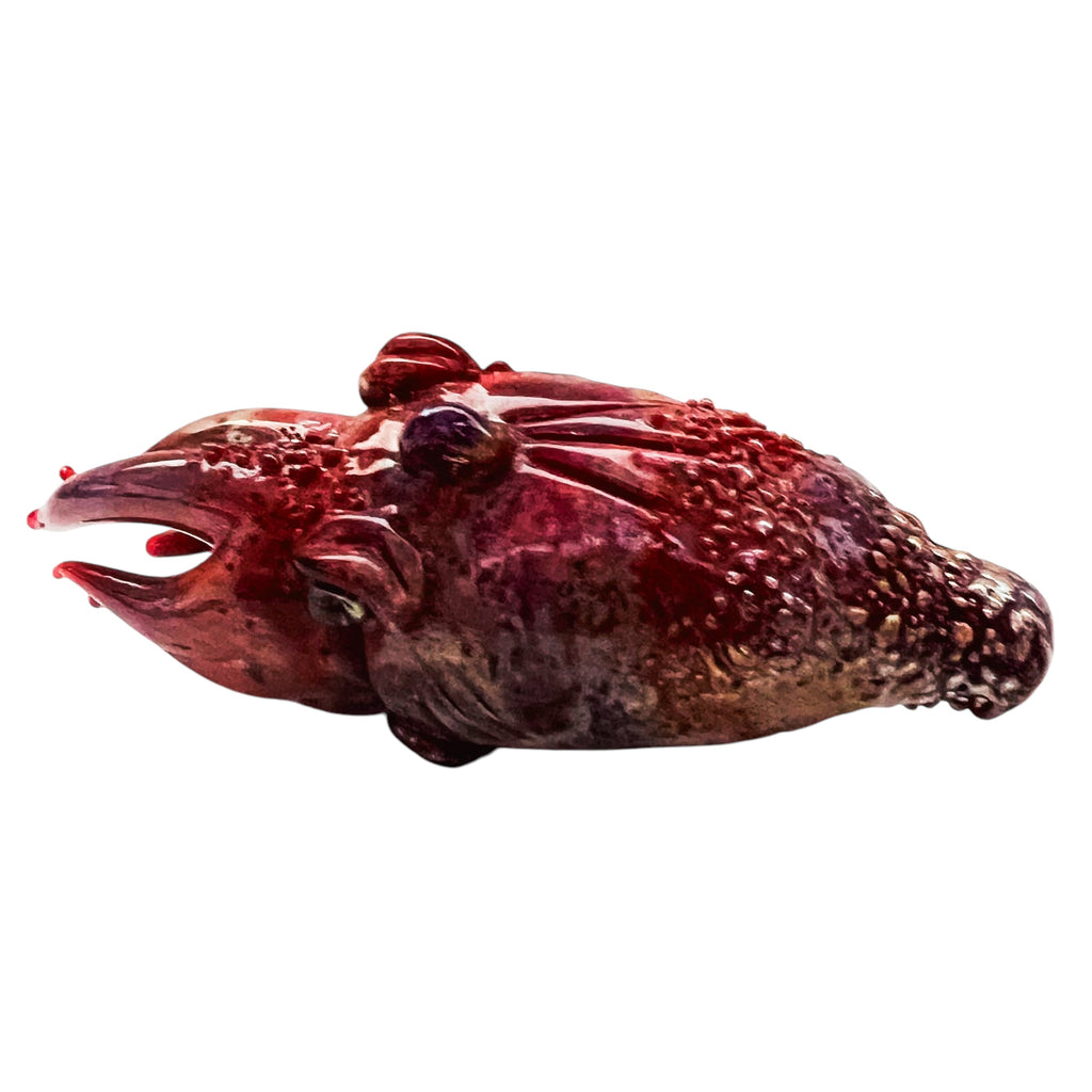 Squid Hand Blown Art Glass Pended Figurine