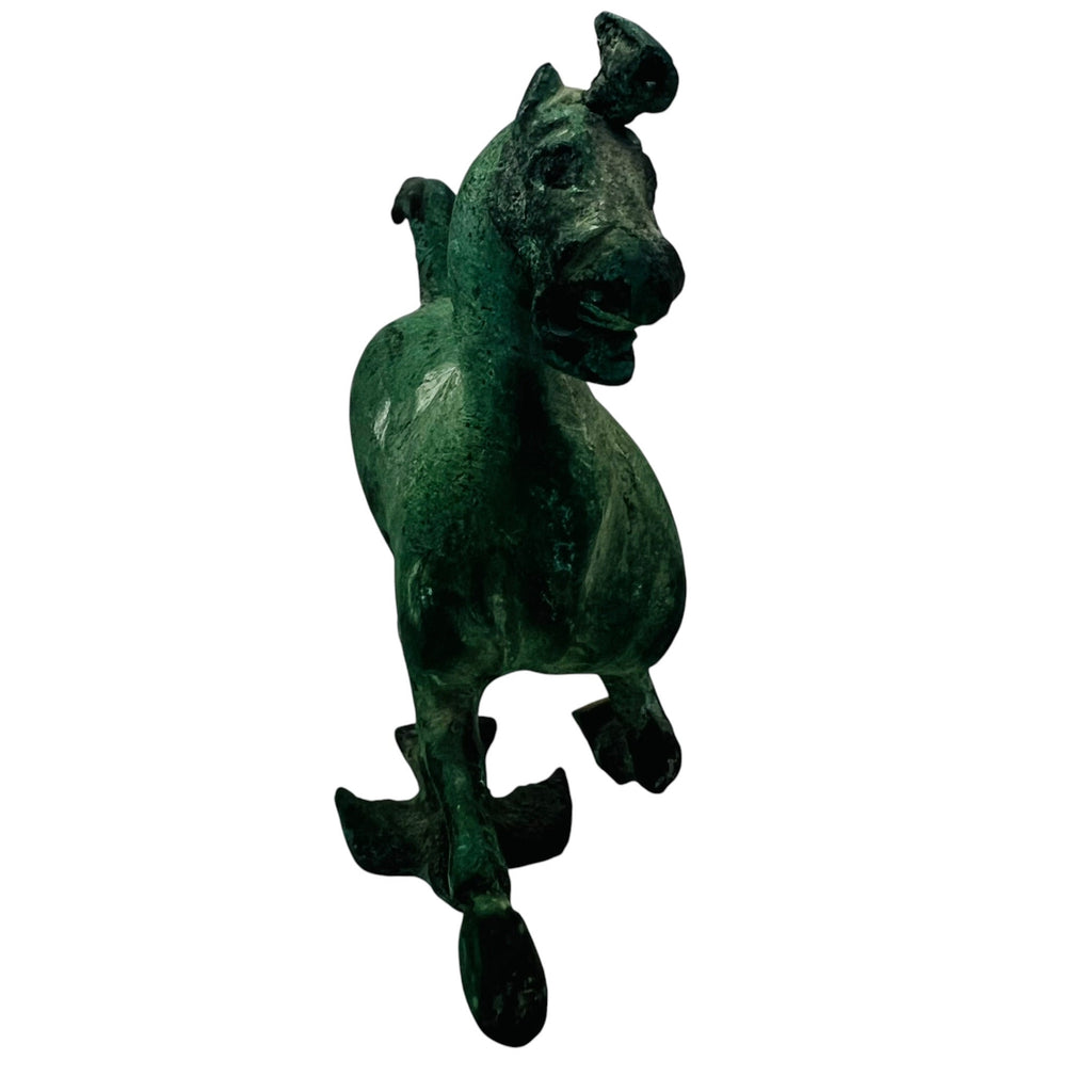 Vintage Heavy Reproduction Of The” Flying Horse Of Gansu” Statue
