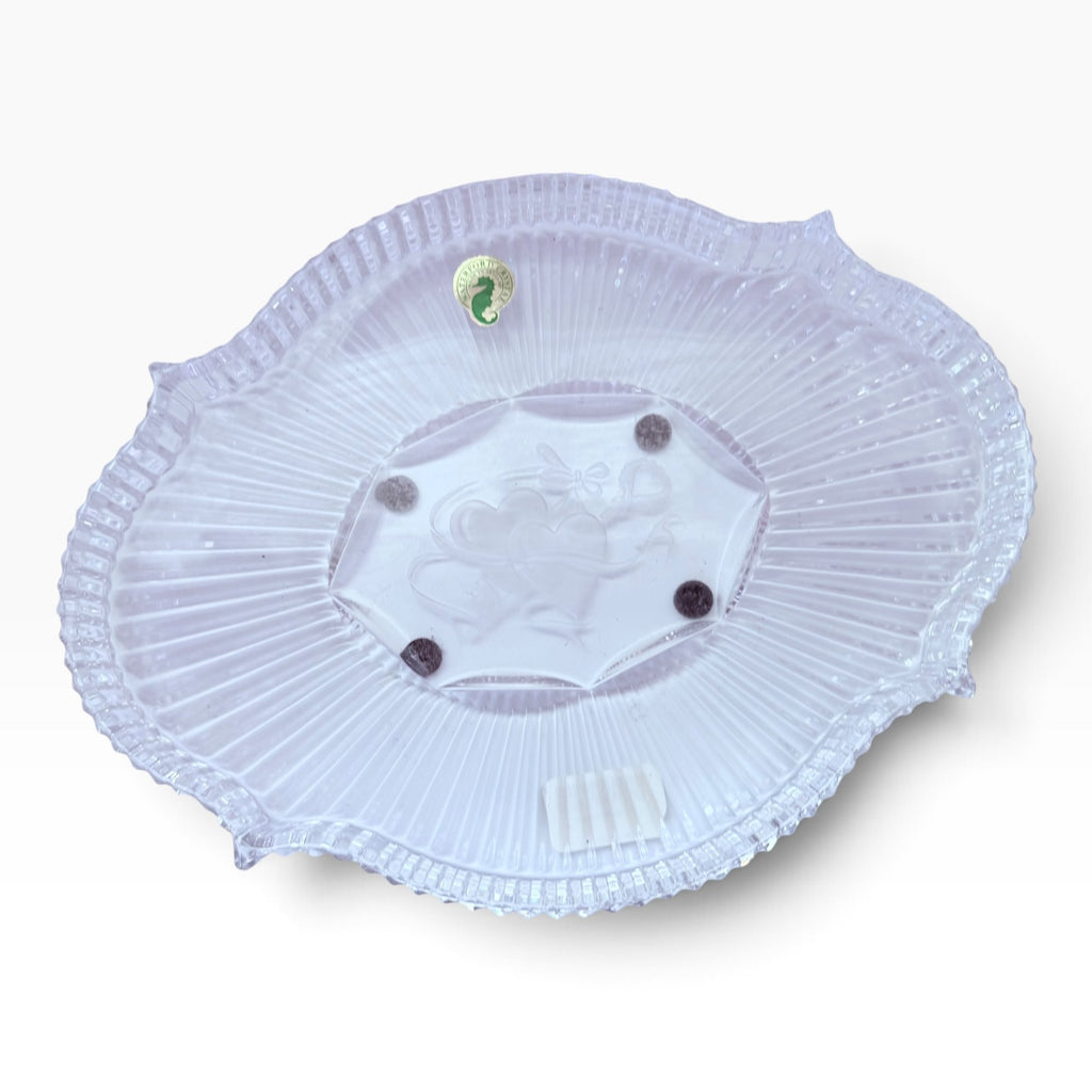 Waterford Crystal Heart Eternity Trinket Plate