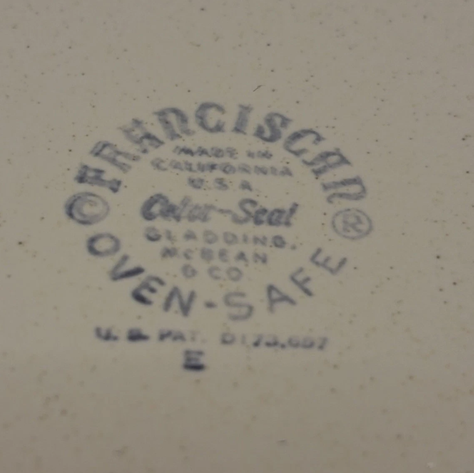 Vintage Franciscan Oasis Starburst MCM Platter Plate