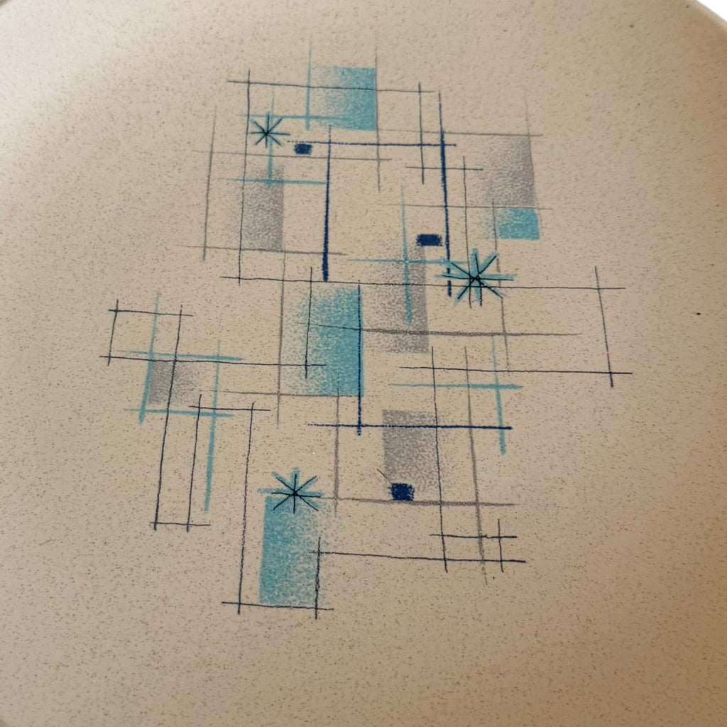 Vintage Franciscan Oasis Starburst MCM Platter Plate