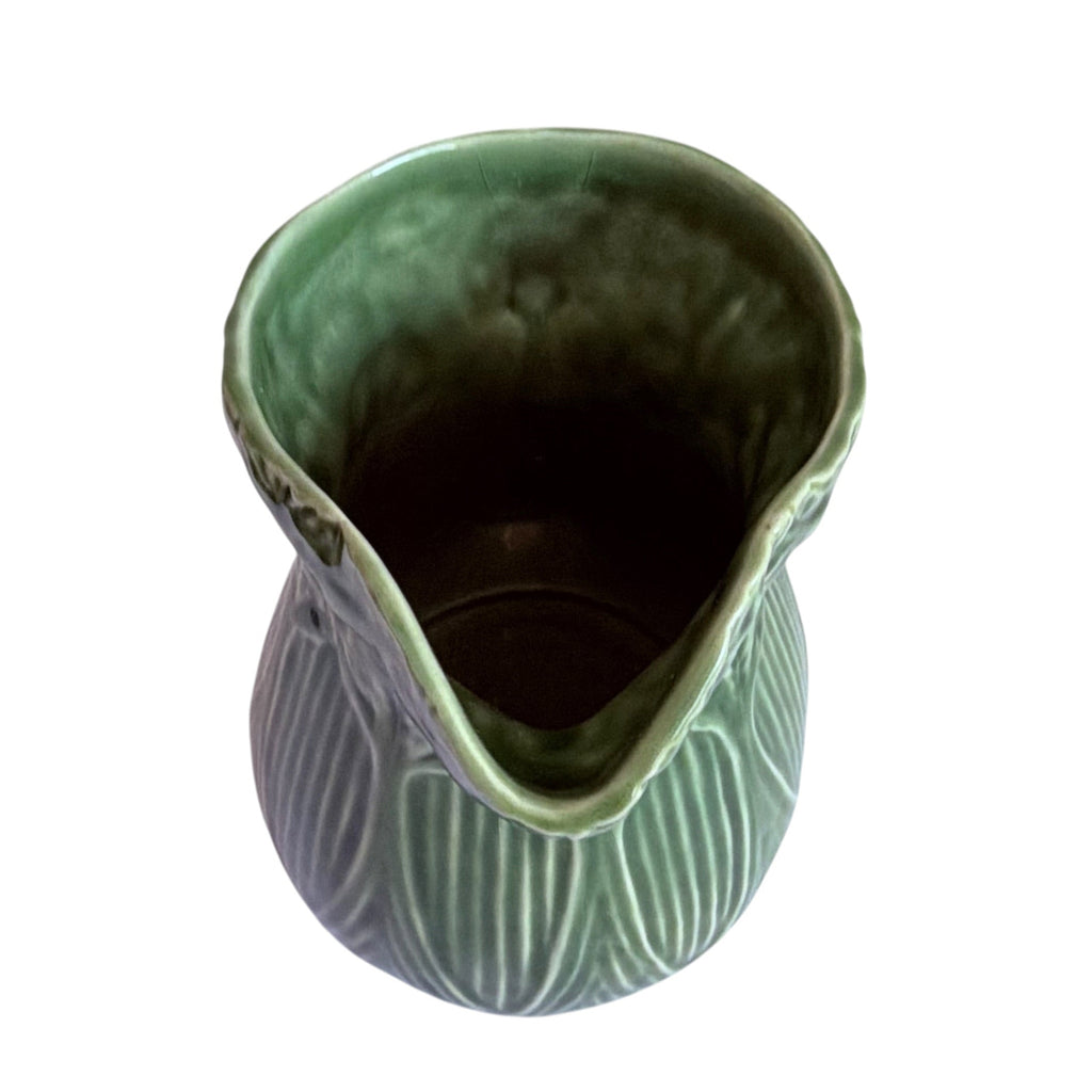 Bordallo Pinheiro Of Portugal Green Pitcher