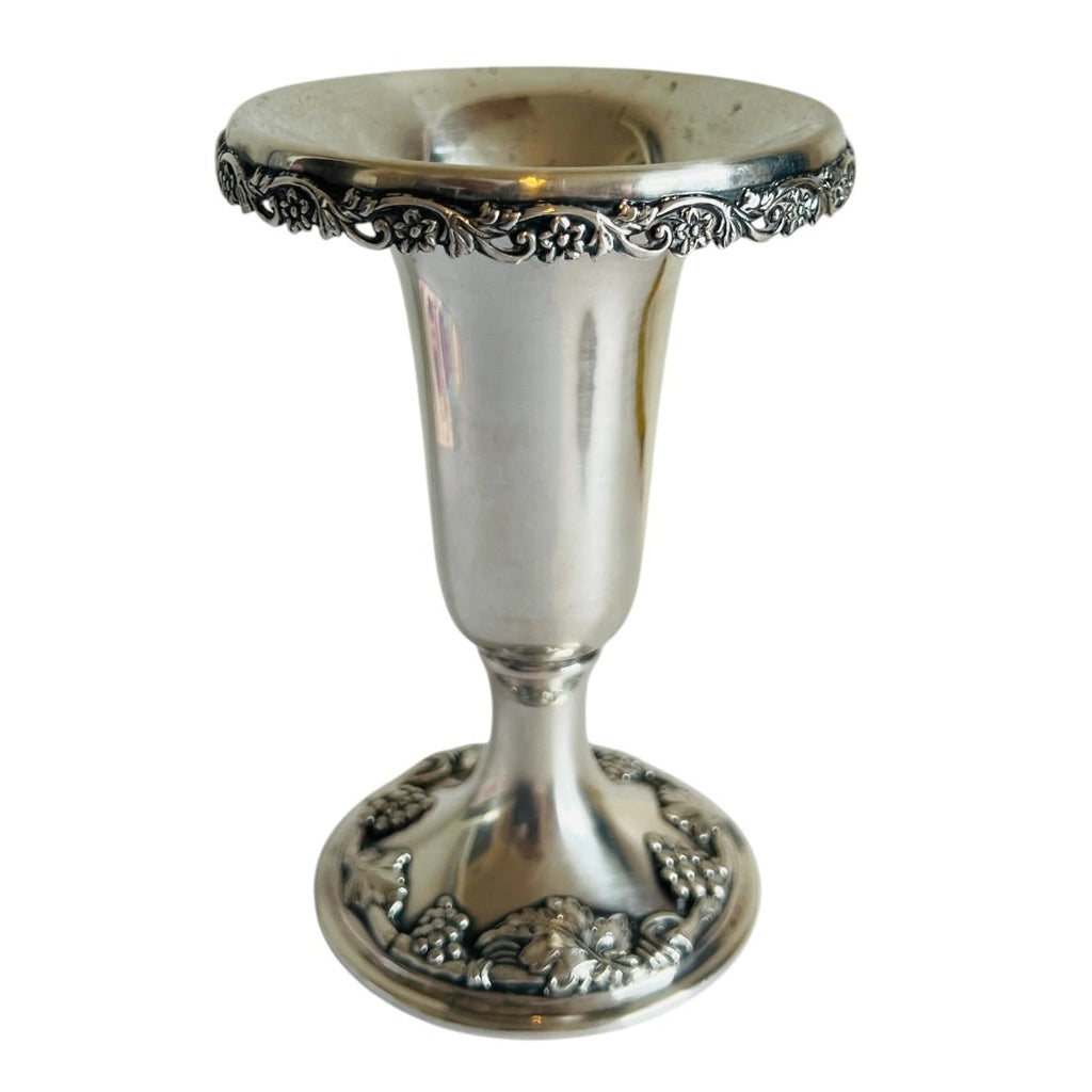 Vintage Lawrence B. Smith Co Silverplate Ornate Goblet