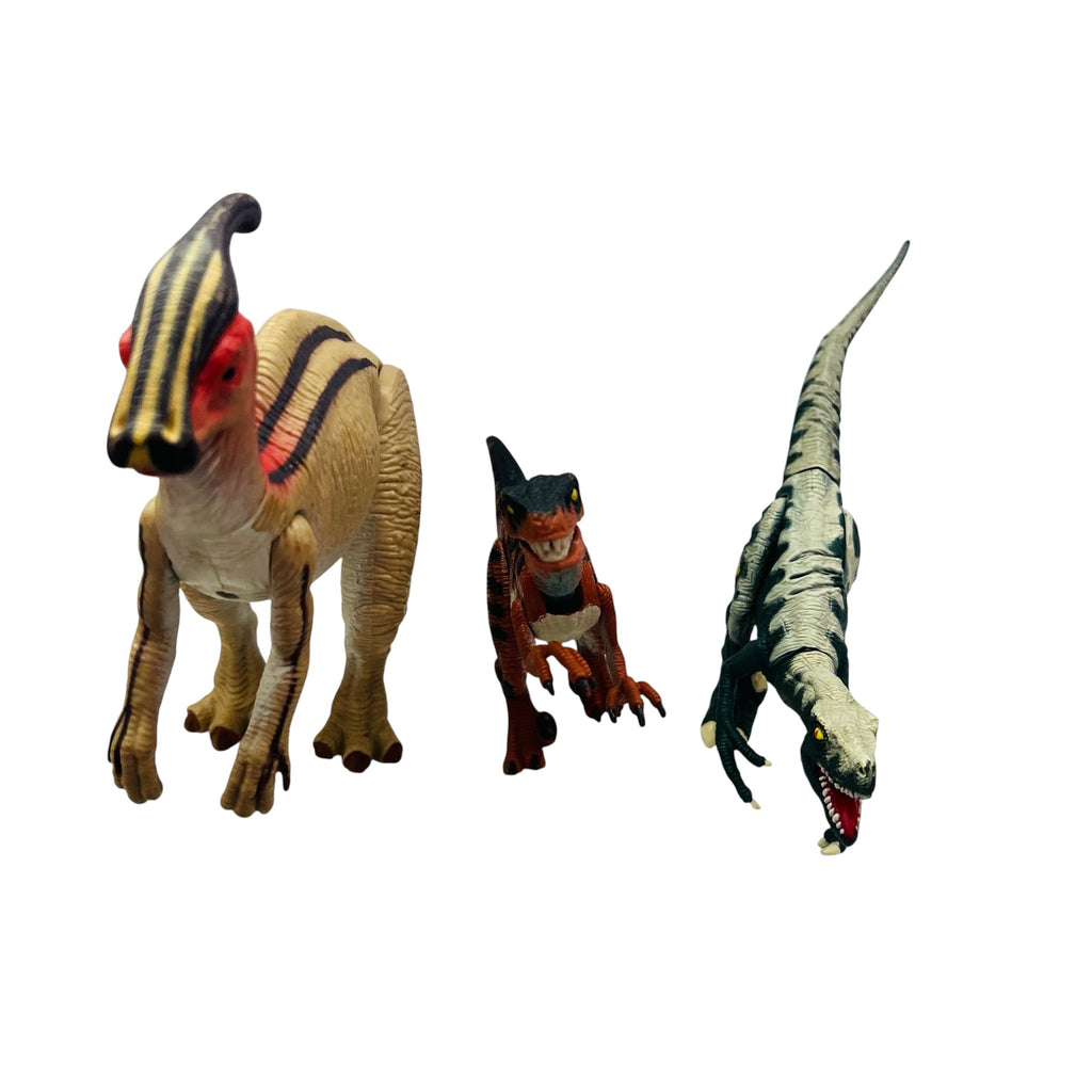 Vintage 1997 Mattel Parasaurolophus Jurassic Lost World Dinosaur Action Figure Lot