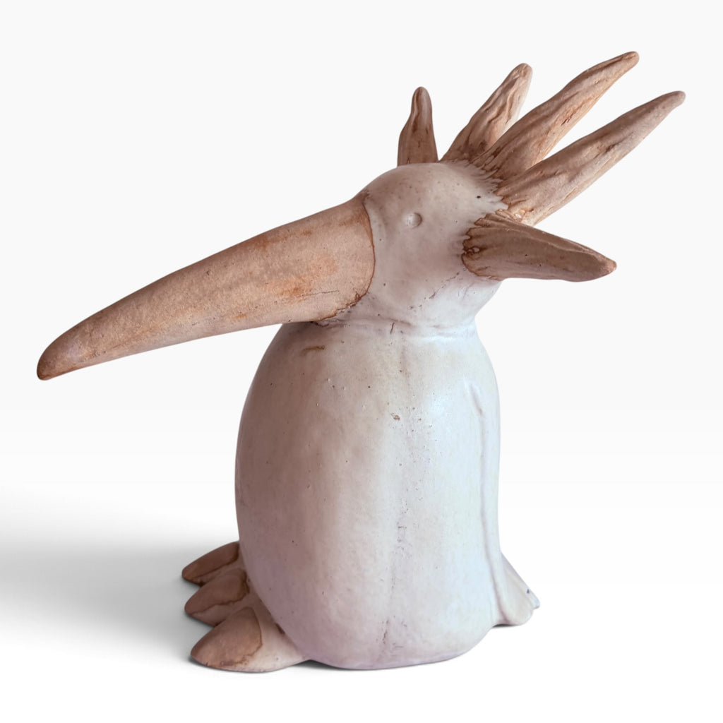 Vintage Mid Century Modern Ceramic Bird Sculpture
