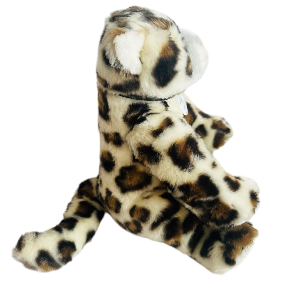 Build A Bear WWF Leopard Big Cat Pink Nose Plush Stuffed Toy