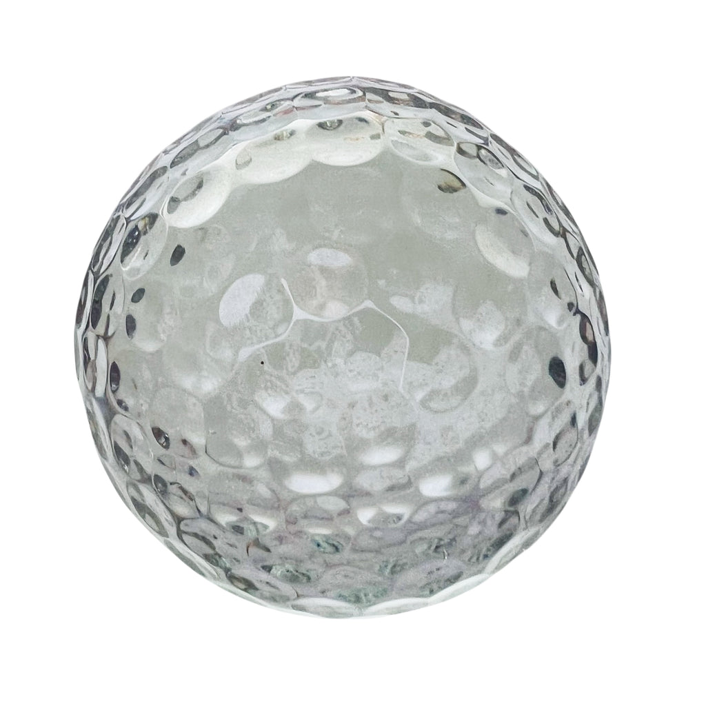 Vintage Fine Cut Crystal Golf Ball Paperweight