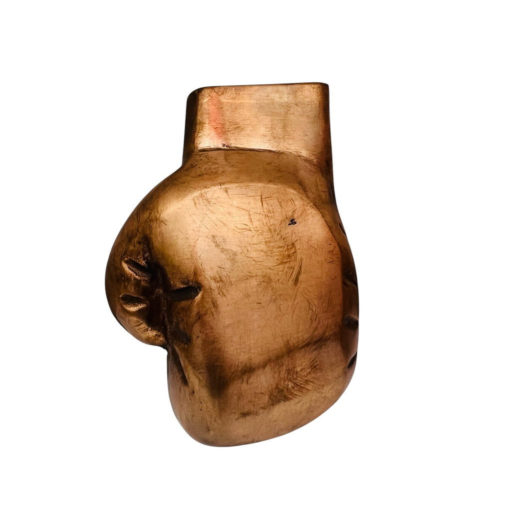 Vintage Bronze Boxing Glove Desk Display Paperweight Office Art