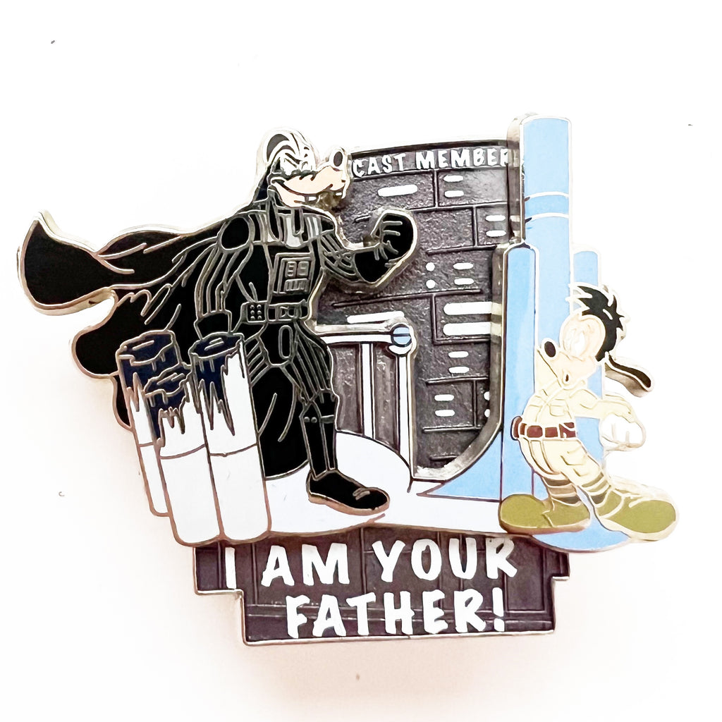 Disney Cast Exclusive Star Wars I AM Your Father Goofy & Max LE Pin