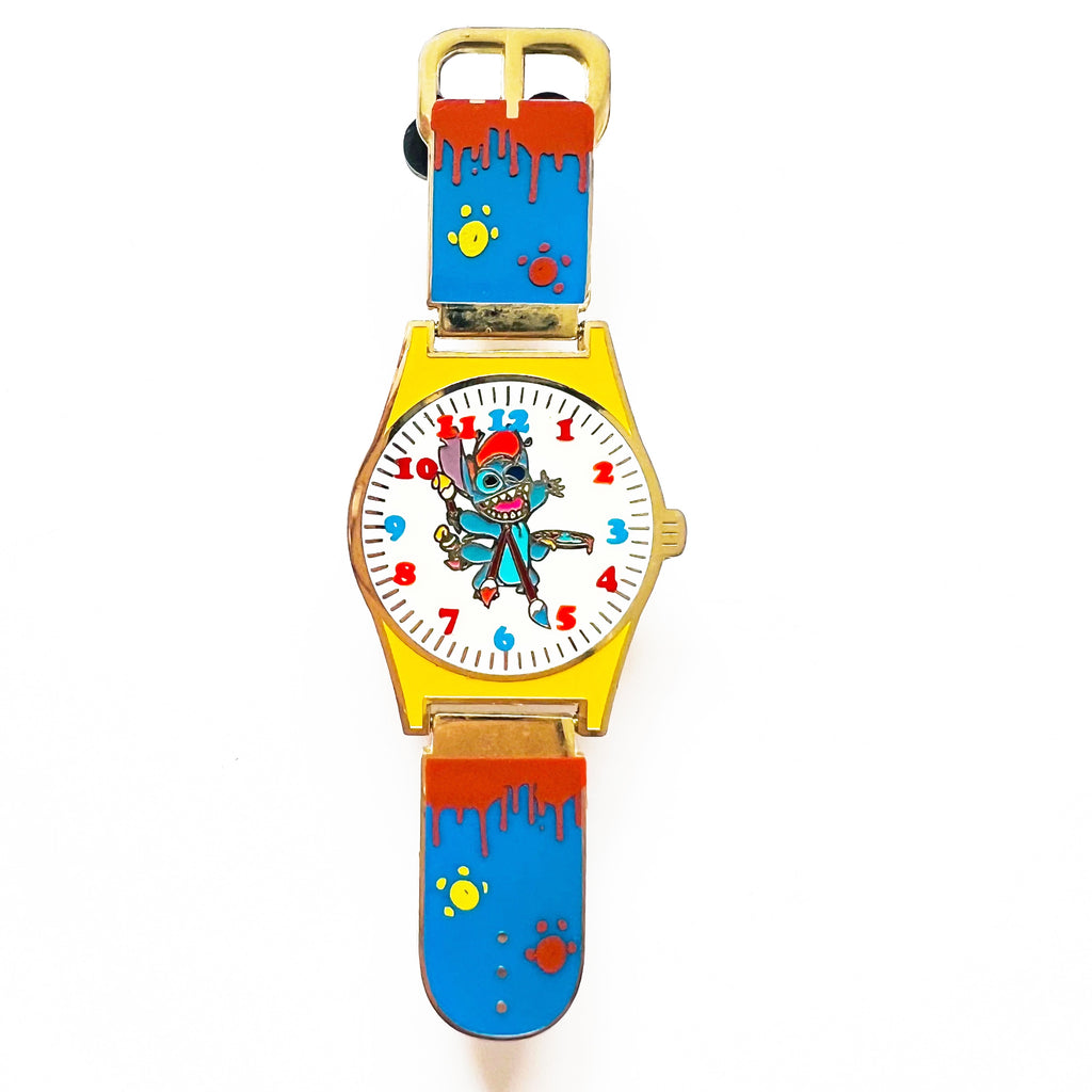Disney Stitch Artist Hinged Watch Pin