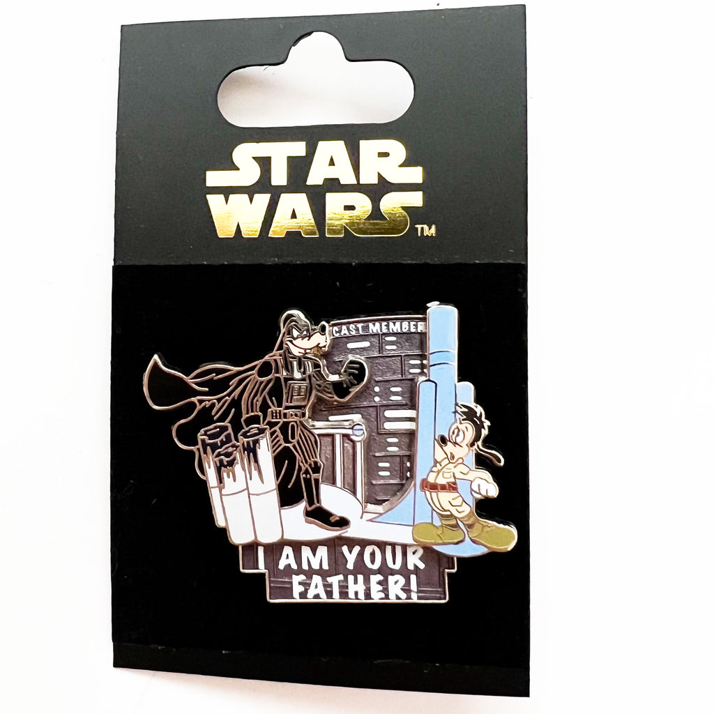 Disney Cast Exclusive Star Wars I AM Your Father Goofy & Max LE Pin