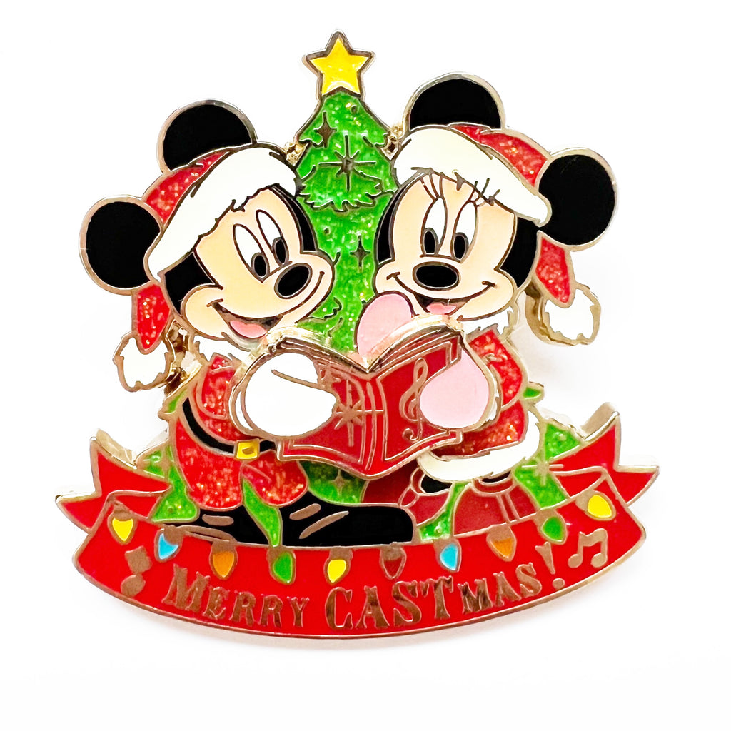 Disney Parks Mickey Mouse & Minnie Mouse Christmas Cast Exclusive Limited Edition 1250 Pin