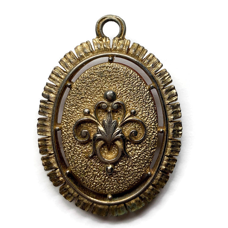 Vintage Cameo Reversible Avon Pendent