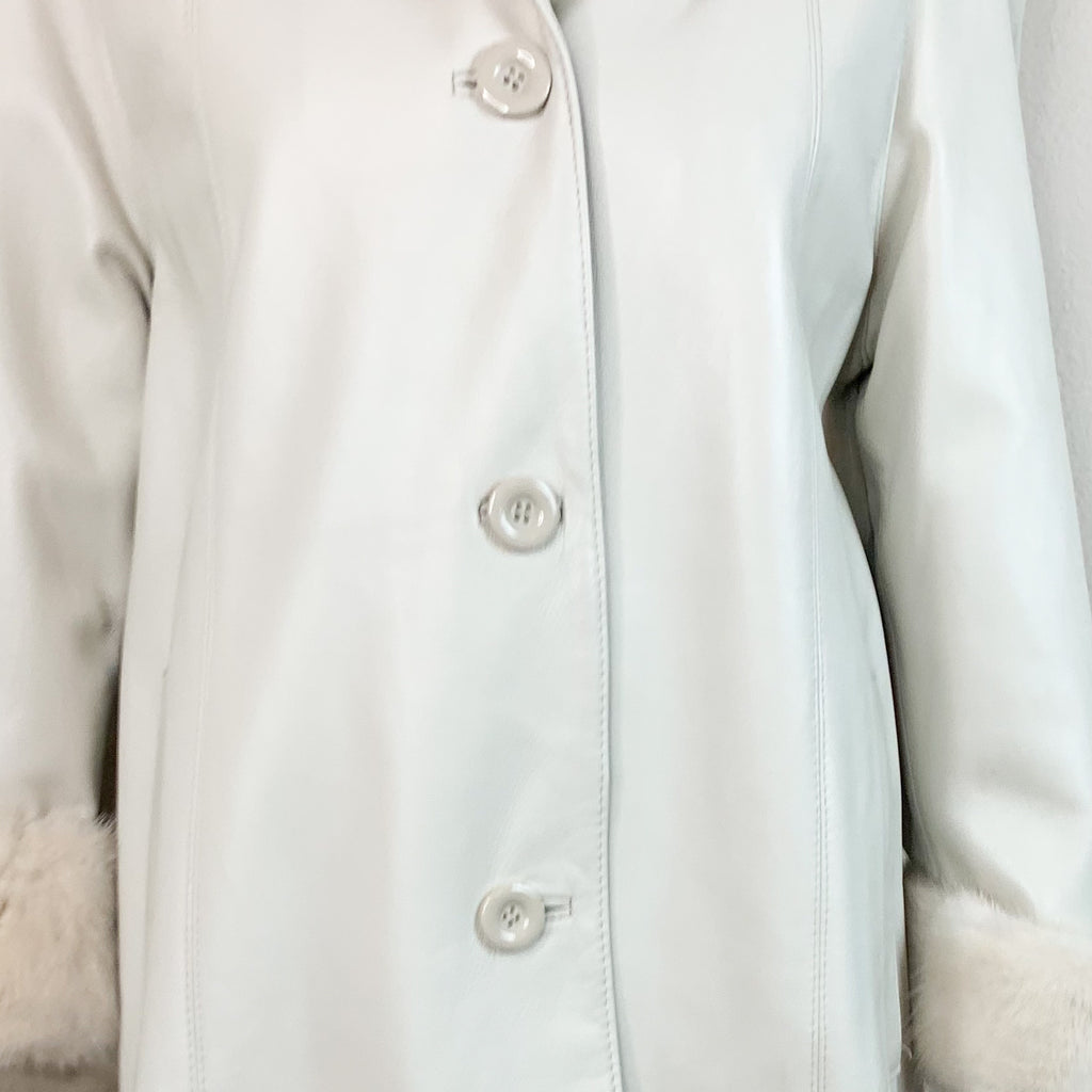 CHOSEN Couture Collection Fur Leather Coat Jacket