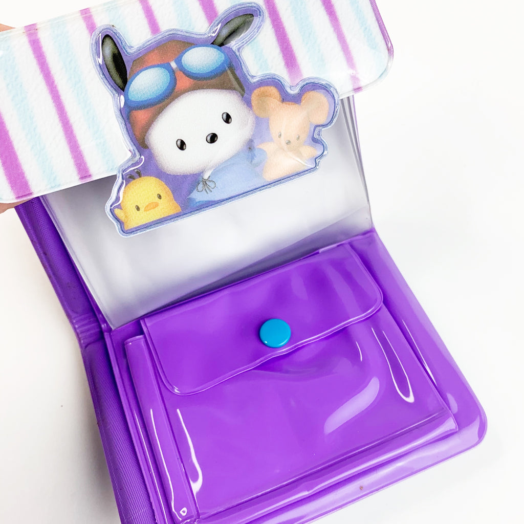 Vintage 1999 Sanrio Pochacco Snap Fold Wallet