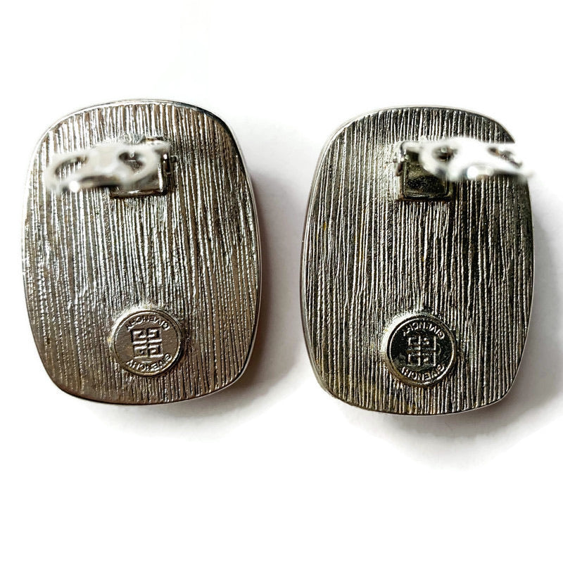 Vintage Givenchy Signed Cabochon Earrings