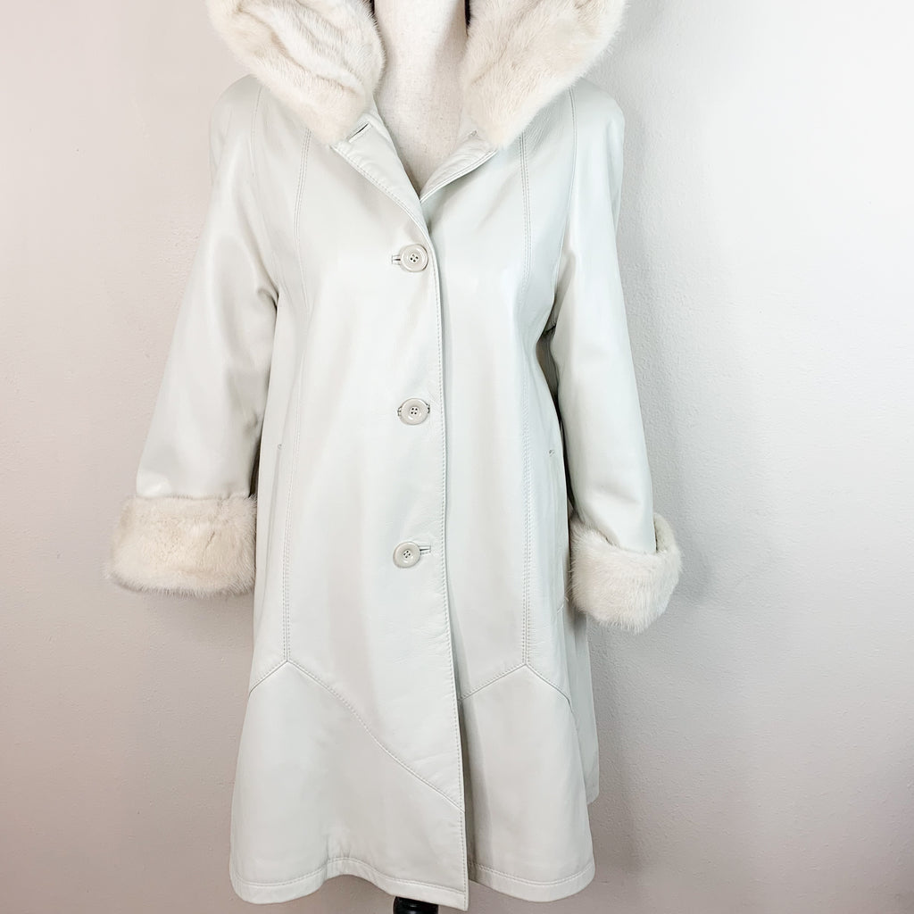 CHOSEN Couture Collection Fur Leather Coat Jacket