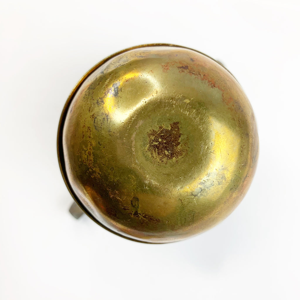 Antique Brass Spittoon Ashtray