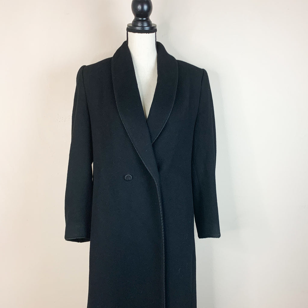 Vintage Fleurette 100% Cashmere USA Long Coat