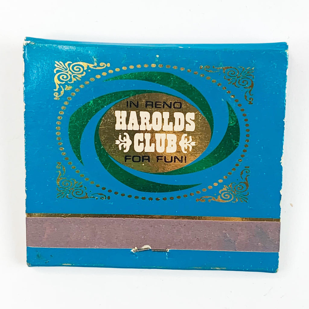 Vintage Harold's Club Casino Reno Nevada Matchbook