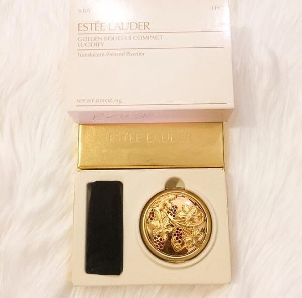 Vintage Estée Lauder Golden Bough ll Compact
