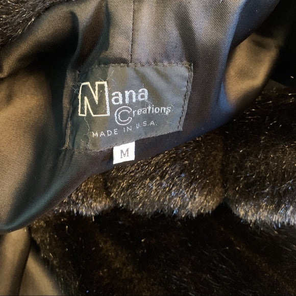 Vintage Nana Creations Faux Fur Full Length Coat