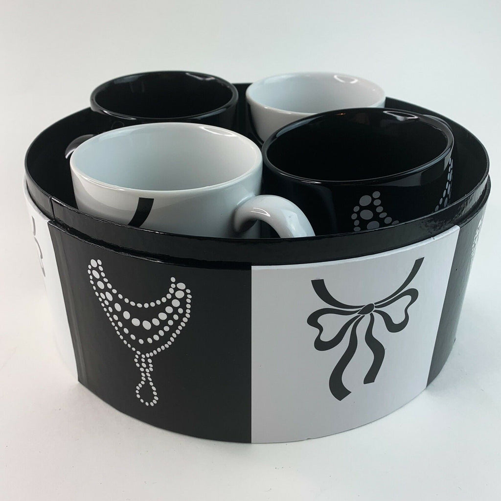 St. JOHN Coffee Tea Mug Cup Fashion Designer Box Set 4 Cups