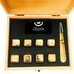 Osleek Gold Edition Whiskey Stone Ice Cube Set