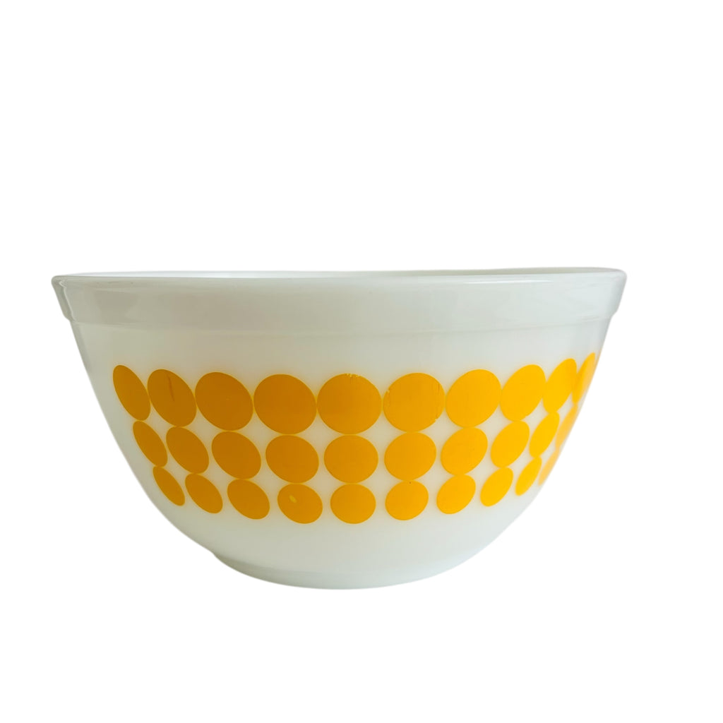 Vintage PYREX Yellow Dot Mixing Bowl