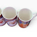 Vintage Golden Christmas Dunoon Santa Holiday Mugs Set of 5