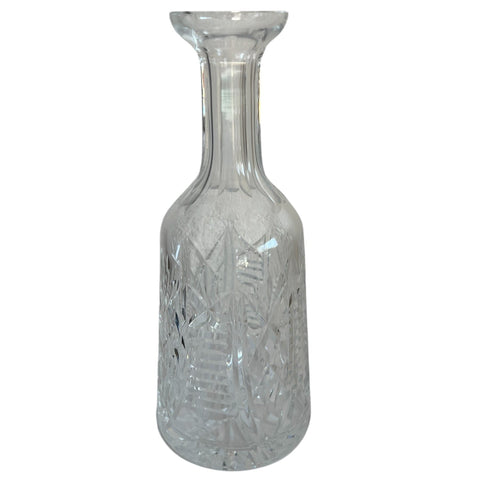 Vintage Waterford Cut Crystal Carafe Decanter - Clear Glass