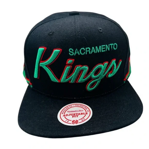 Mitchell & Ness Sacramento Kings Snapback Hat Adjustable Cap