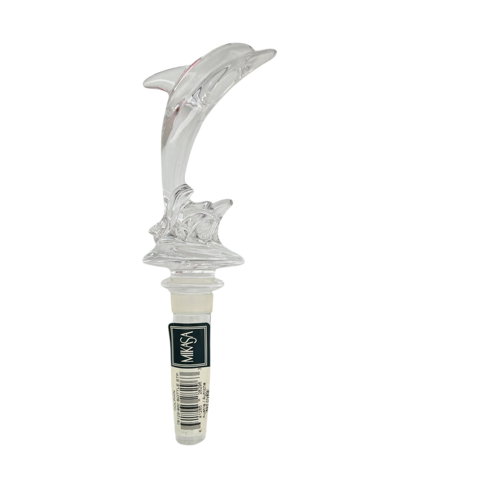 Mikasa Austria Crystal Clear Dolphin Wine Stopper