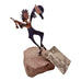 LaZart Collector Series Metal Sculpture Stone Bade Sculpture