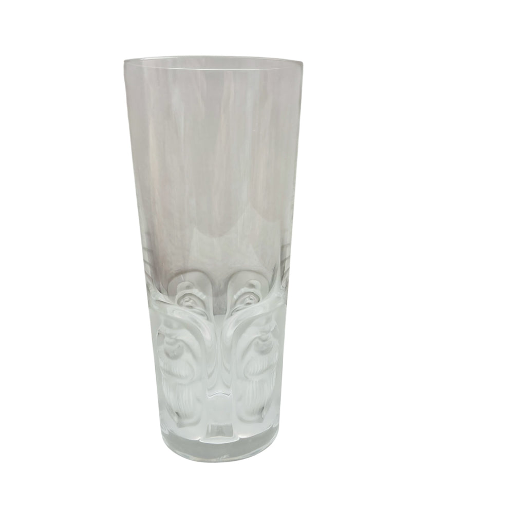 Lalique Crystal Khepri Signed Glass Tumbler