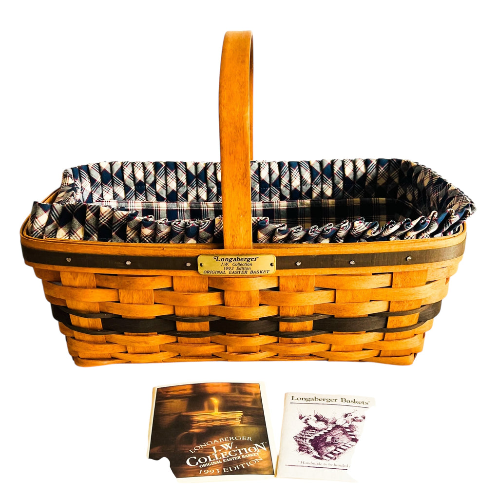 Vintage 1993 Longaberger JW Collection Basket