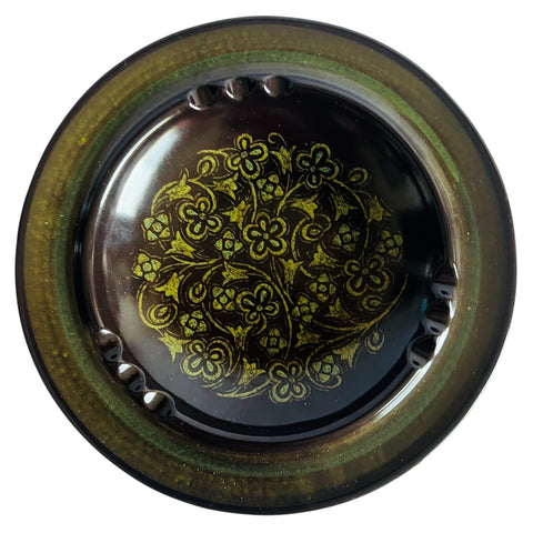 Vintage Franciscan Madeira Footed Ashtray