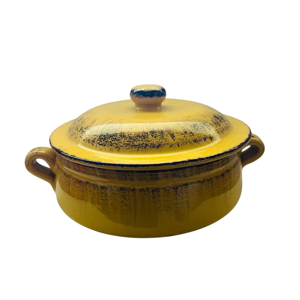 De Silva Terracotta Baking Casserole Pot w/Handles Lid