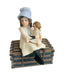 Vintage Jan Hagara "Adrianne" Limited Edition Porcelain Shelf Sitter Figurine  with Trunk