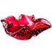 Vintage Murano Art Glass Air Bubbles Bowl Ashtray