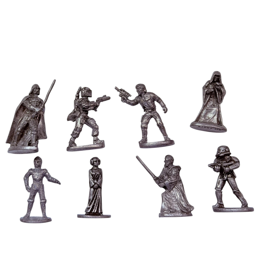 Monopoly Star Wars 1997 Classic Trilogy Edition Figures 8 Player Pieces