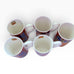 Vintage Golden Christmas Dunoon Santa Holiday Mugs Set of 5
