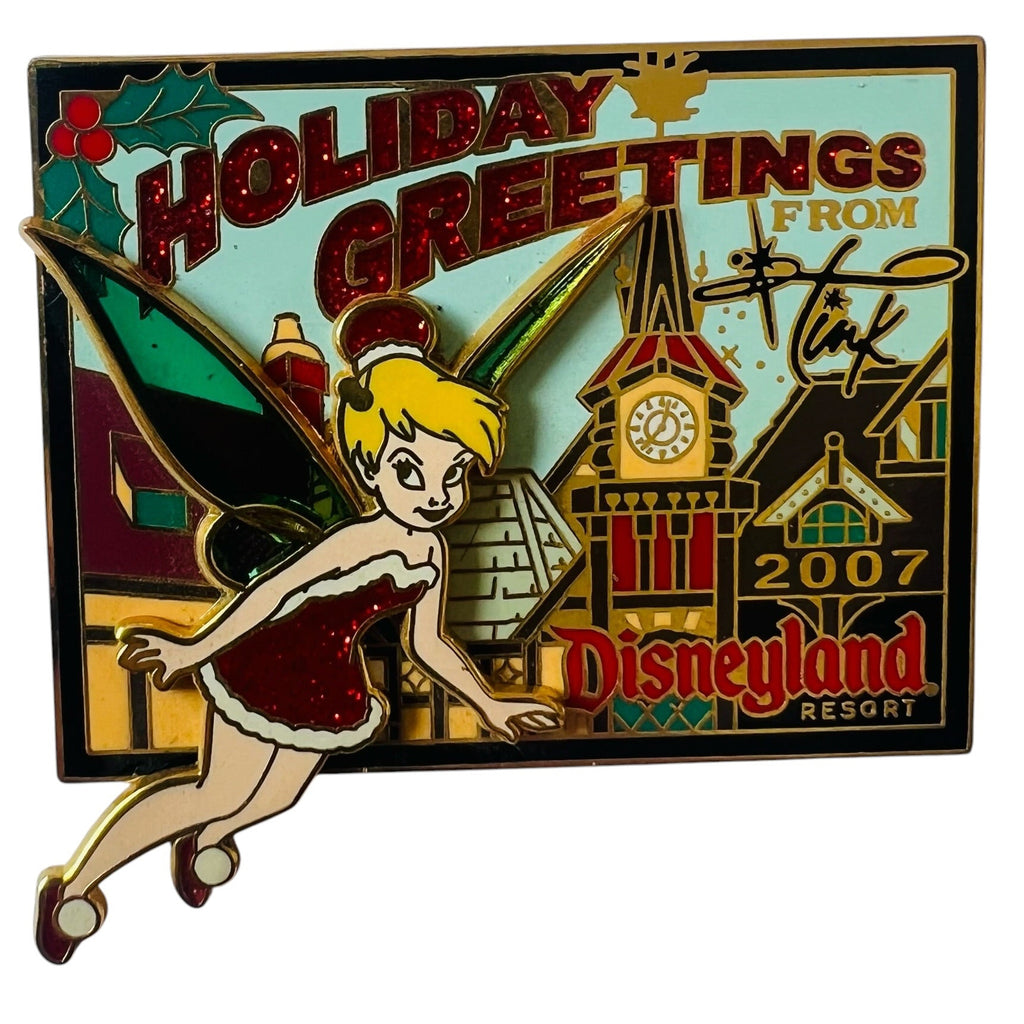 Disbey DLR Tinker Bell 2007 Holiday  Greetings Limited Edition 1000 Pin