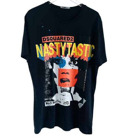 Dsquared2 Nastytastic Graphic Short Sleeve T Shirt