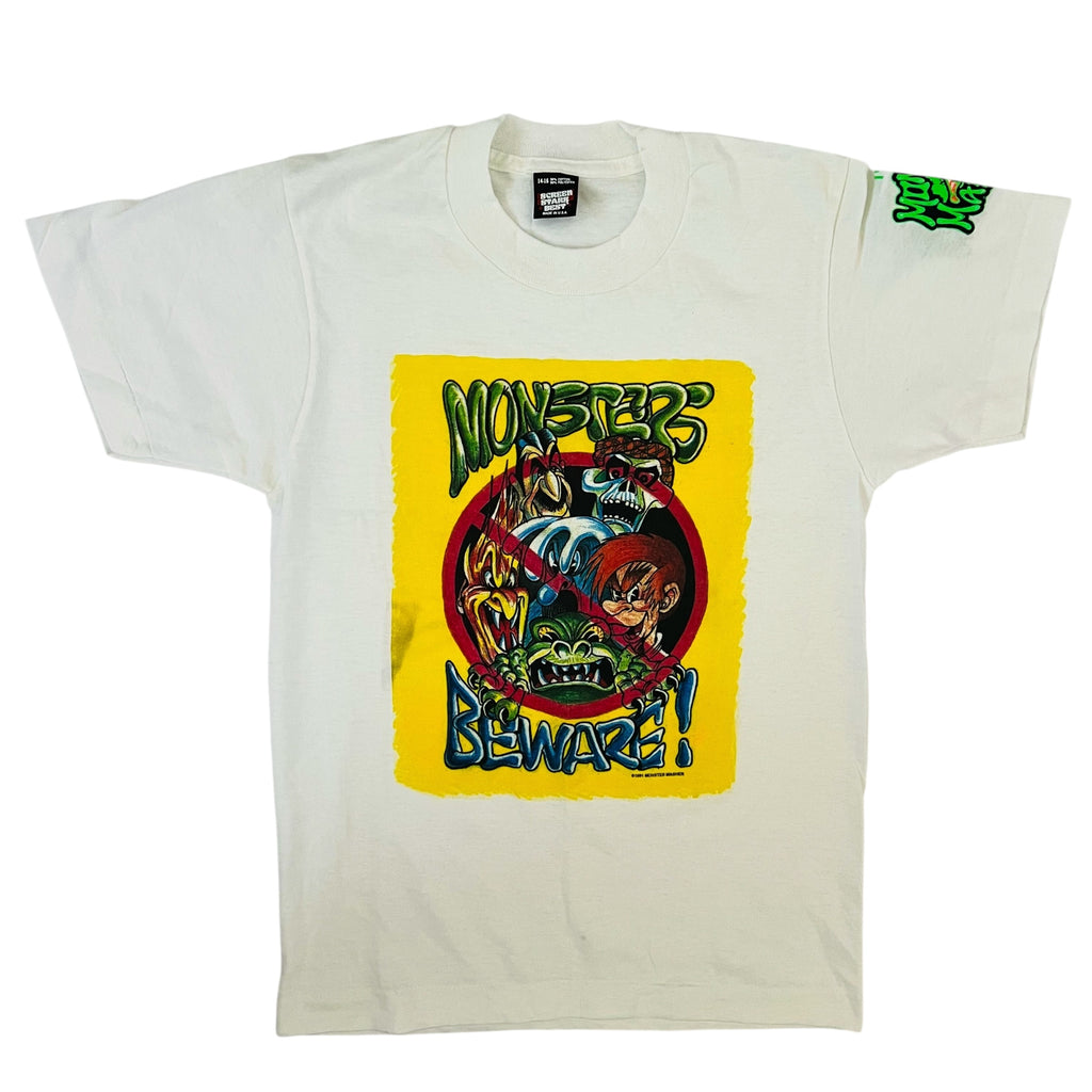 Vintage Monster Masher 1991 Graphic Tee Shirt